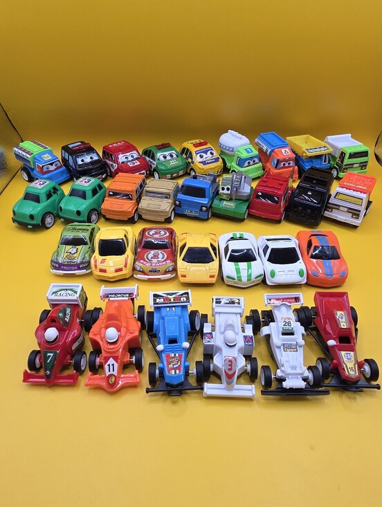 Other - 31 Mini Pull Back Racer Cars Lot 2" Plastic Toys